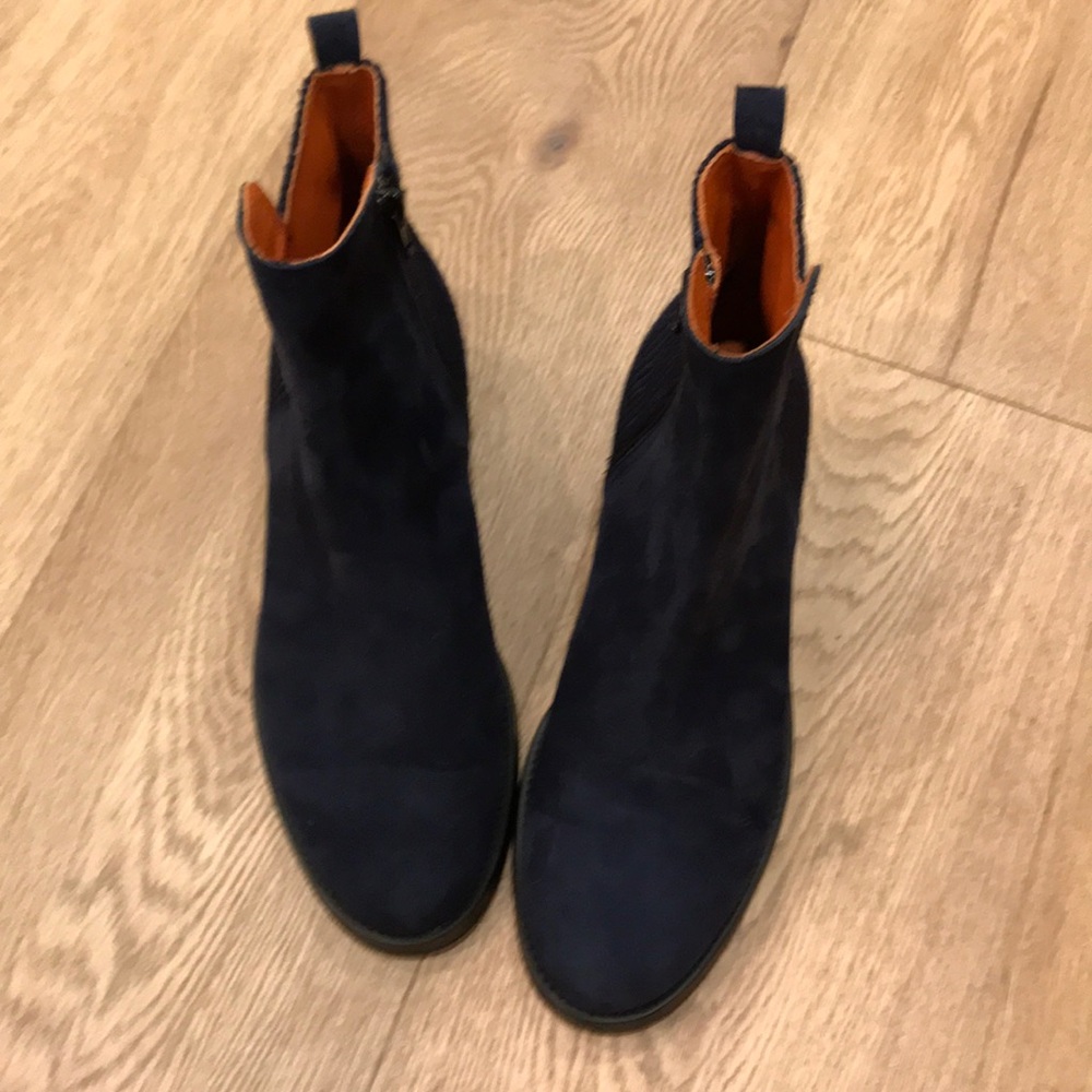 Suede ankle boots